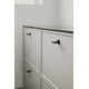 T-knop manor T ø30x54x39 zamak mat zwart